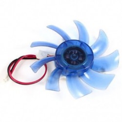75 mm-es 12Vdc kék műanyag VGA videokártya hűtőventilátor hűtő az Y7Y2 E5M1 számítógéphez