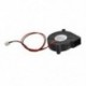 1X (fekete kefe nélküli DC hűtőventilátor 5015S 12V 0,14A 50 mm x 15 mm E1Y9)
