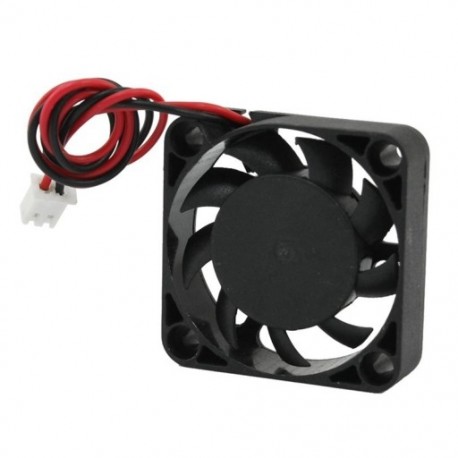 2X (DC 12V 0,10A 2 huzalú, kefe nélküli hűtőventilátor fekete 40mmx40mmx10mm 2 db K7Q4)