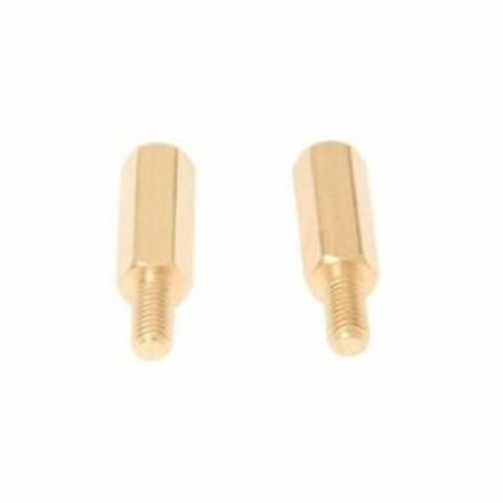 50 db sárgaréz csavar hatszögletű önálló távtartó M3-as hím x M3-aljzat 12 mm-es test C3P2