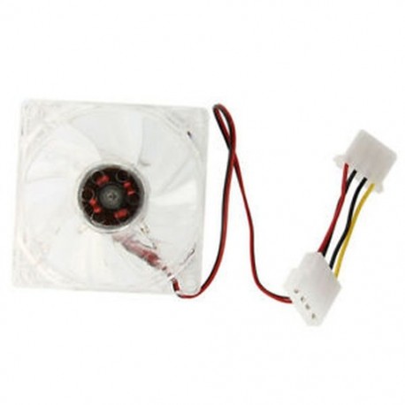 2X (számítógép PC tok kék LED neonventilátoros hűtőborda hűtő 12V K5S4)