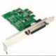 IEEE 1284 DB25 25 tűs párhuzamos port PCI-E PCI Express kártya adapter PC S N3V3-hoz