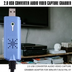 2.0 USB Converter Audio Video Capture Grabber Adapter Win / XP / 7/8/10 PAL D8R0-hoz