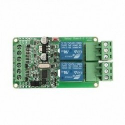 Modbus-rtu kétirányú relé modul 2. kimeneti bemeneti csatorna kapcsoló TTL / RS485 com B7H2