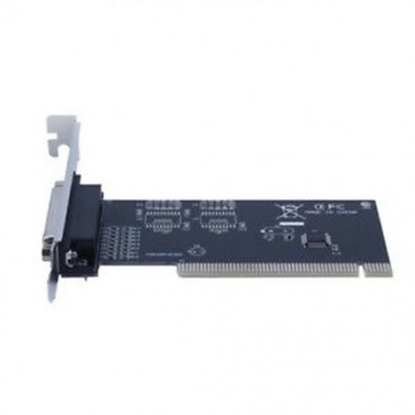 2X (DB25 párhuzamos port IEEE 1284 nyomtató PCI vezérlőkártya adapter, fekete O6I3)
