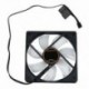 2X (ÚJ 120 mm-es LED DC 12V 3Pin-es zajmentes PC számítógép ház, P7G5 hűtőventilátor