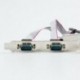 1X (2Port RS-232 soros port  1 DB25 nyomtató párhuzamos port Pci-E Pci kártya AdZ1U9)