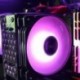 Jonsbo Fr-502 ventilátor PC tok CPU ventilátor hűtő 12cm Rgb Aura Led számítógép hűtés C9E4
