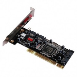 PCI Expand CARD 4 Port SATA kártya beillesztése Sil 3114 lapkakészlettel kompatibilis Wit G7J6 kártyával