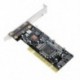PCI Expand CARD 4 Port SATA kártya beillesztése Sil 3114 lapkakészlettel kompatibilis Wit G7J6 kártyával