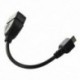 1X (USB A 2.0 aljzat - Micro USB B aljzat kábel adapter C4K6)