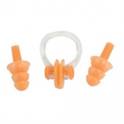 1X (Narancssárga orrcsipesz szilikon füldugók készlet úszáshoz C4F3)