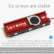 Nvme Ngff M.2 Hűtőborda ventilátor Ssd alumínium lemez hőhűtő vezetőképessége S F1E3