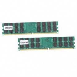 8G (2 x 4 G) memória RAM DDR2 PC2-6400 800MHz Asztali számítógép nem ECC DIMM 240 érintkező f f R0R7