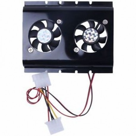 5X (fekete 3.5 SATA IDE merevlemez-meghajtó HDD 2 ventilátor hűtő PC Y2Y6)