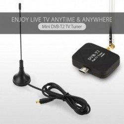 Hordozható USB DVB-T / T2 TV-tuner Stick Dongle vevőkészülék W8S9 Android okostelefonhoz