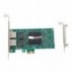 Dupla RJ45 rézport, PCI Express 2.0 X1,1G Gigabites Ethernet, konvergált Ne Y9E8