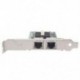Dupla RJ45 rézport, PCI Express 2.0 X1,1G Gigabites Ethernet, konvergált Ne Y9E8