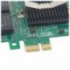 Dupla RJ45 rézport, PCI Express 2.0 X1,1G Gigabites Ethernet, konvergált Ne Y9E8