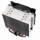 6X (SNOWMAN 4PIN CPU hűtő 6 hőcsővel Egyventilátoros hűtés 12 cm-es ventilátor LGA775 11 W2R8