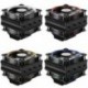 8X (Jonsbo Cr-301 6 hőcsővel lefolyó nyomásgátló könnyű CPU radiátor kettős 12Cm K3N7
