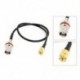 1X (SMA dugasz a BNC női jack hálózati antenna pigtail-kábeléhez 13,3 &quot T5S7)