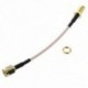 SMA női és férfi koaxiális kábel antenna adapter 11cm F0U3