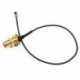 15 cm U.FL / IPX to RP-SMA női antenna pigtail jumper kábel arany U4J5 F1O8 U2N0
