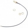 15 cm U.FL / IPX to RP-SMA női antenna pigtail jumper kábel arany O2F7