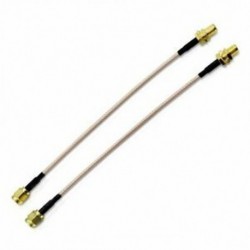 2x antenna kábel SMA aljzat SMA aljzathoz F / M csatlakozó kábel adapter arany   B D3E7