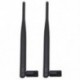 2 x 6dBi, 2,4 GHz-es, 5 GHz-es kettős sávú WiFi RP-SMA antenna   2 x 35 cm U.fl / IPEX C W3B8