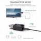 1X (Mini Bluetooth 5.0 audio vevőegység, 3,5 mm-es Aux vezeték nélküli adapter P3H5