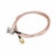 2PCS 39 hüvelykes SMA dugasz és BNC dugasz adaptercsatlakozó RF koaxiális Pigtail cabl D8M9