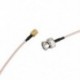 2PCS 39 hüvelykes SMA dugasz és BNC dugasz adaptercsatlakozó RF koaxiális Pigtail cabl D8M9