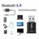 5.0 Bluetooth adó-vevő Mini 3.5Mm Aux sztereó vezeték nélküli Bluetooth O5T8