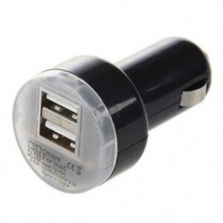 1X (fekete kettős USB autós töltő hálózati adapter Apple iPad 2 J8X1-hez)