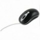 Fekete optikai egér, USB-vel vezetékes A5B4 PC laptophoz