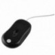 Fekete optikai egér, USB-vel vezetékes A5B4 PC laptophoz