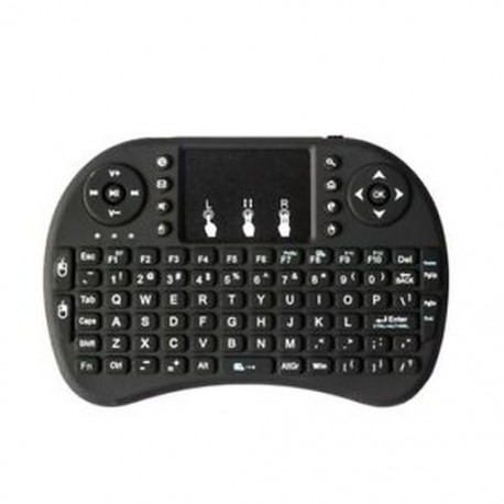 6X (I8 2,4 GHz-es vezeték nélküli Mini Qwerty billentyűzet egér érintőpad vevővel a V4F7-hez)