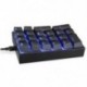 2X (MOTOSPEED K23 Mechanikus numerikus billentyűzet vezetékes 21 kulcsos Mini Numpad Backli E4V7