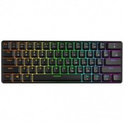 1X (Mechanikus billentyűzet, 61 kulcsos optikai kapcsoló Többszínű RGB LED háttérvilágítású F1Y8