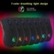 4X (újratölthető Bluetooth 4.0 vezeték nélküli csendes játék egér usb Rgb vezetékes vezetékJ6A3