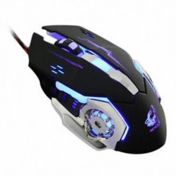 8X (ZIYOU LANG Gaming Mouse 6 gombos vezetékes csendes egér Diy G szoftver 4 Co R1N6