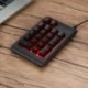 6X (LED háromszínű hordozható USB numerikus billentyűzet 19 kulcsos bemeneti eszközök Külső L8I7