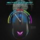 6X (ZERODATE 6 gombos egér USB vezetékes optikai RGB Professional Macro Pr G8U1)