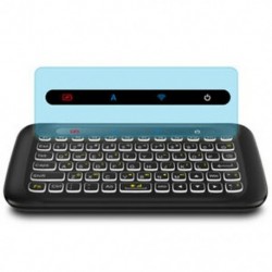 8X (eredeti 2,4 GHz-es vezeték nélküli egér H20 billentyűzet háttérvilágítású érintőpadlal, Q5G8