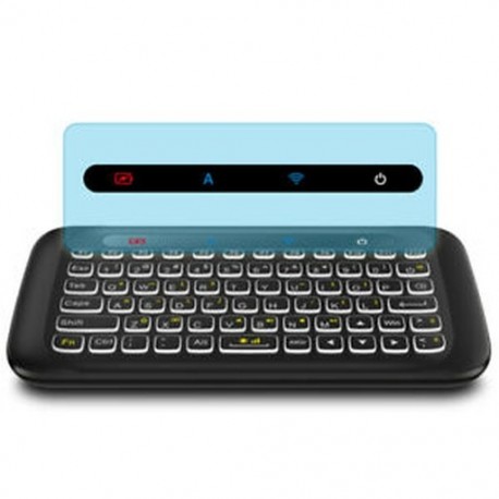 8X (eredeti 2,4 GHz-es vezeték nélküli egér H20 billentyűzet háttérvilágítású érintőpadlal, Q5G8