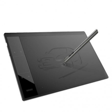 2X (VEIKK A30 Grafikus rajztabletta Illustrator 10x6 hüvelyk nagy, Activ G7E9