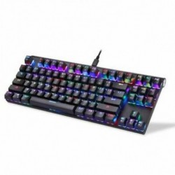 4X (Motospeed CK101 vezetékes mechanikus játékbillentyűzet RGB könnyű ergonómikus 87 D8D1