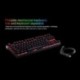 4X (Motospeed CK101 vezetékes mechanikus játékbillentyűzet RGB könnyű ergonómikus 87 D8D1